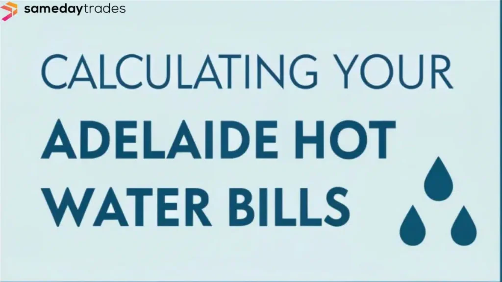 Adelaide hot water bills Adelaide hot water bills