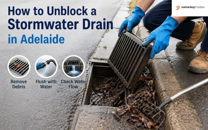 How to Unblock a Stormwater Drain in Adelaide