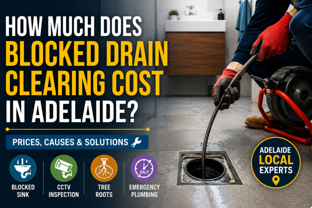 How Much Does Blocked Drain Clearing Cost in Adelaide