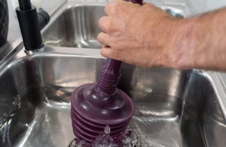 Blocked Kitchen Sink