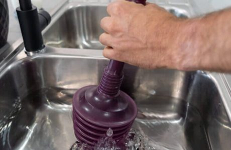 Blocked Kitchen Sink